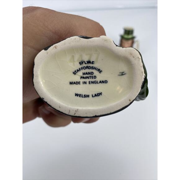 Sylvac Staffordshire Set Of 8 Ceramic Toby Pitchers 2"-3" Hand Painted England - Picture 13 of 16